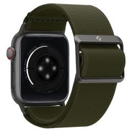 „Spigen Fit Lite“ dirželis, skirtas Apple Watch 4/ 5/ 6/ 7/ 8/ 9/ SE/ Ultra (42/ 44/ 45/ 49 mm) – žalias