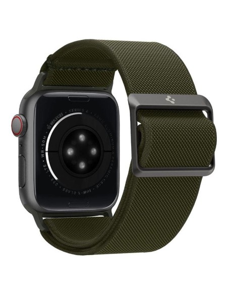 „Spigen Fit Lite“ dirželis, skirtas Apple Watch 4/ 5/ 6/ 7/ 8/ 9/ SE/ Ultra (42/ 44/ 45/ 49 mm) – žalias „Spigen Fit Lite“ dirželis, skirtas Apple Watch 4/ 5/ 6/ 7/ 8/ 9/ SE/ Ultra (42/ 44/ 45/ 49 mm) – žalias
