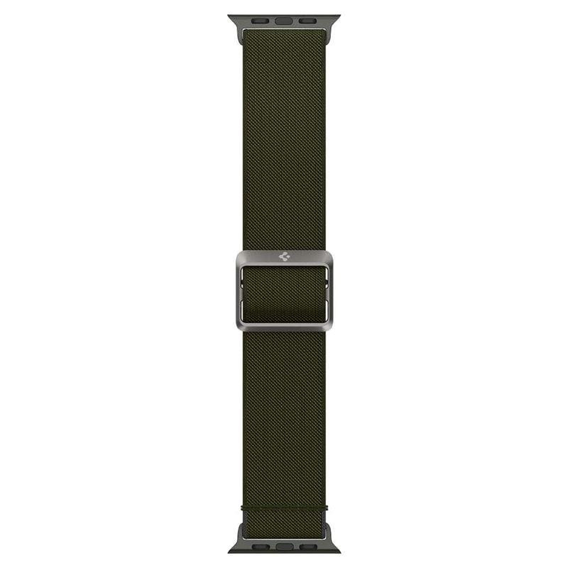 „Spigen Fit Lite“ dirželis, skirtas Apple Watch 4/ 5/ 6/ 7/ 8/ 9/ SE/ Ultra (42/ 44/ 45/ 49 mm) – žalias