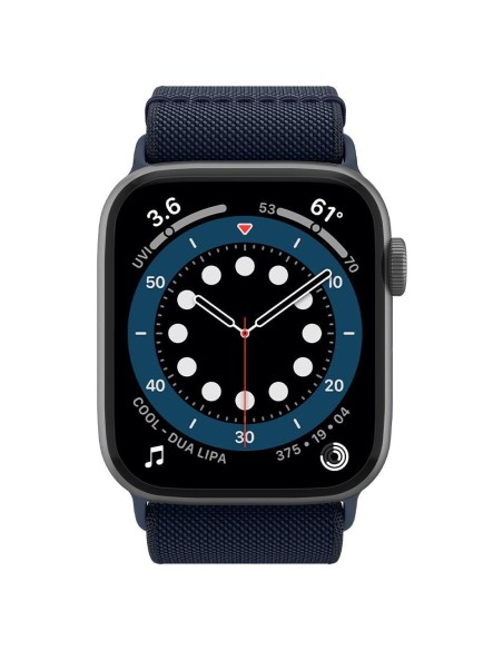 „Spigen Fit Lite“ dirželis, skirtas Apple Watch 4/ 5/ 6/ 7/ 8/ 9/ SE/ Ultra (42/ 44/ 45/ 49 mm) – tamsiai mėlynas „Spigen Fit Lite“ dirželis, skirtas Apple Watch 4/ 5/ 6/ 7/ 8/ 9/ SE/ Ultra (42/ 44/ 45/ 49 mm) – tamsiai mėlynas