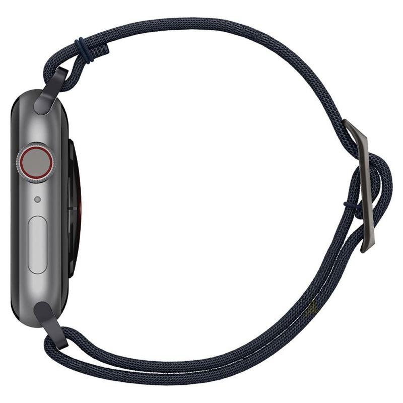 „Spigen Fit Lite“ dirželis, skirtas Apple Watch 4/ 5/ 6/ 7/ 8/ 9/ SE/ Ultra (42/ 44/ 45/ 49 mm) – tamsiai mėlynas