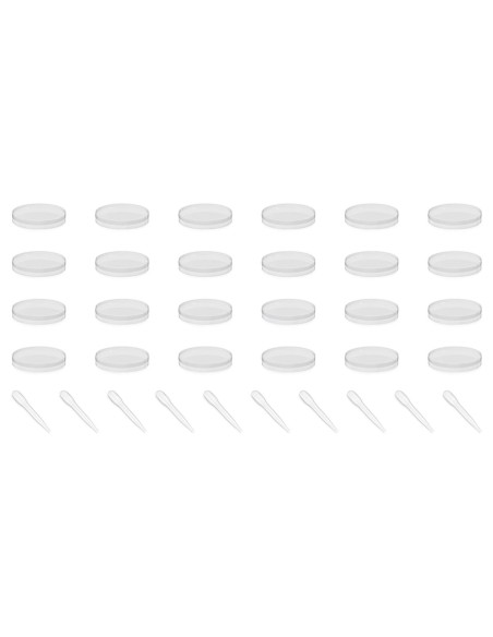 Laboratorinė Petri lėkštelė 90 x 15 mm rinkinys 24 vnt pipetės 10 vnt. Laboratorinė Petri lėkštelė 90 x 15 mm rinkinys 24 vnt pipetės 10 vnt.