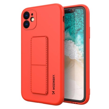 Wozinsky Kickstand Case silikoninis dėklas su stovu Samsung Galaxy M31s raudonas Wozinsky Kickstand Case silikoninis dėklas su stovu Samsung Galaxy M31s raudonas