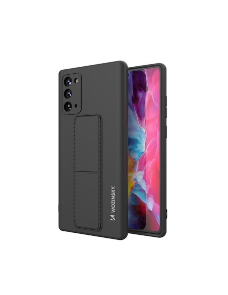 Wozinsky Kickstand Case silikoninis dėklas su stovu, skirtas Samsung Galaxy Note 20 Black Wozinsky Kickstand Case silikoninis dėklas su stovu, skirtas Samsung Galaxy Note 20 Black