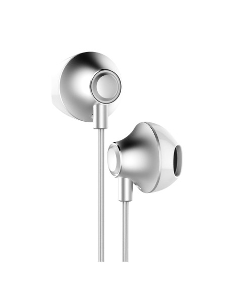 Į ausis įdedamos ausinės su nuotolinio valdymo pulteliu Encok H06 silver Į ausis įdedamos ausinės su nuotolinio valdymo pulteliu Encok H06 silver