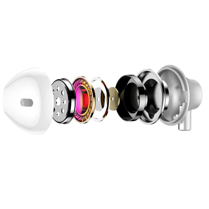Į ausis įdedamos ausinės su nuotolinio valdymo pulteliu Encok H06 silver