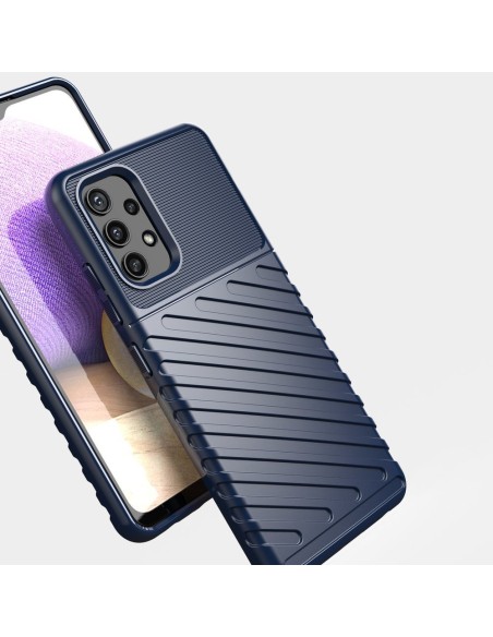 Thunder Case lankstus šarvuotas dėklas, skirtas Samsung Galaxy A32 5G mėlynas Thunder Case lankstus šarvuotas dėklas, skirtas Samsung Galaxy A32 5G mėlynas