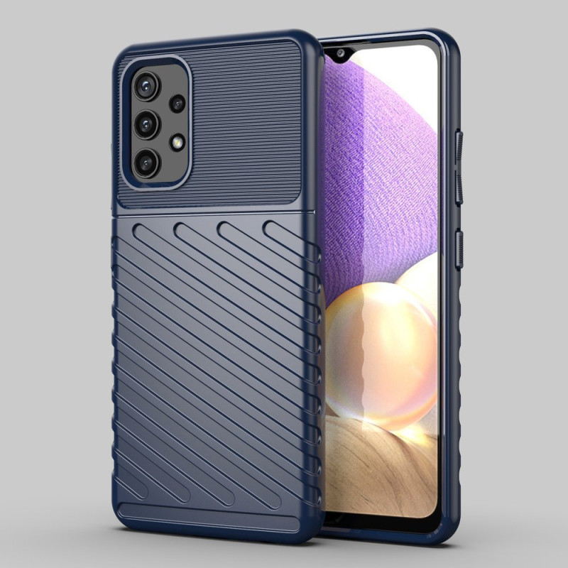 Thunder Case lankstus šarvuotas dėklas, skirtas Samsung Galaxy A32 5G mėlynas