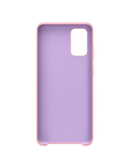Silicone Case lankstus silikoninis dėklo dangtelis, skirtas Samsung Galaxy S21+ 5G (S21 Plus 5G) raudonas