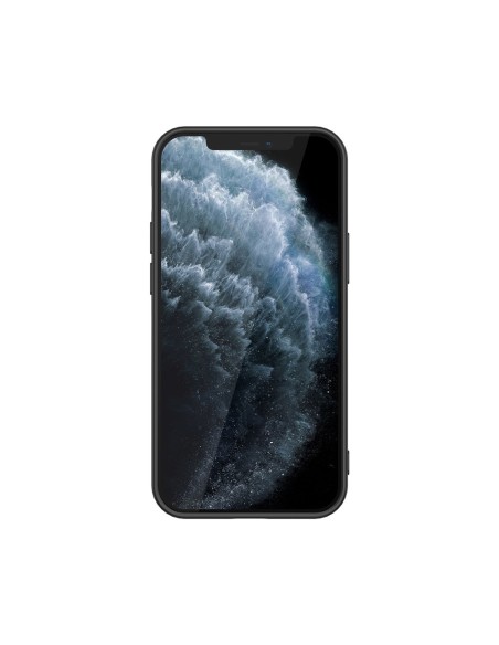 Nillkin Textured Case tvirtas sustiprintas dėklas su gelio rėmeliu ir nailonine nugara, skirtas iPhone 12 mini juodai Nillkin Textured Case tvirtas sustiprintas dėklas su gelio rėmeliu ir nailonine nugara, skirtas iPhone 12 mini juodai