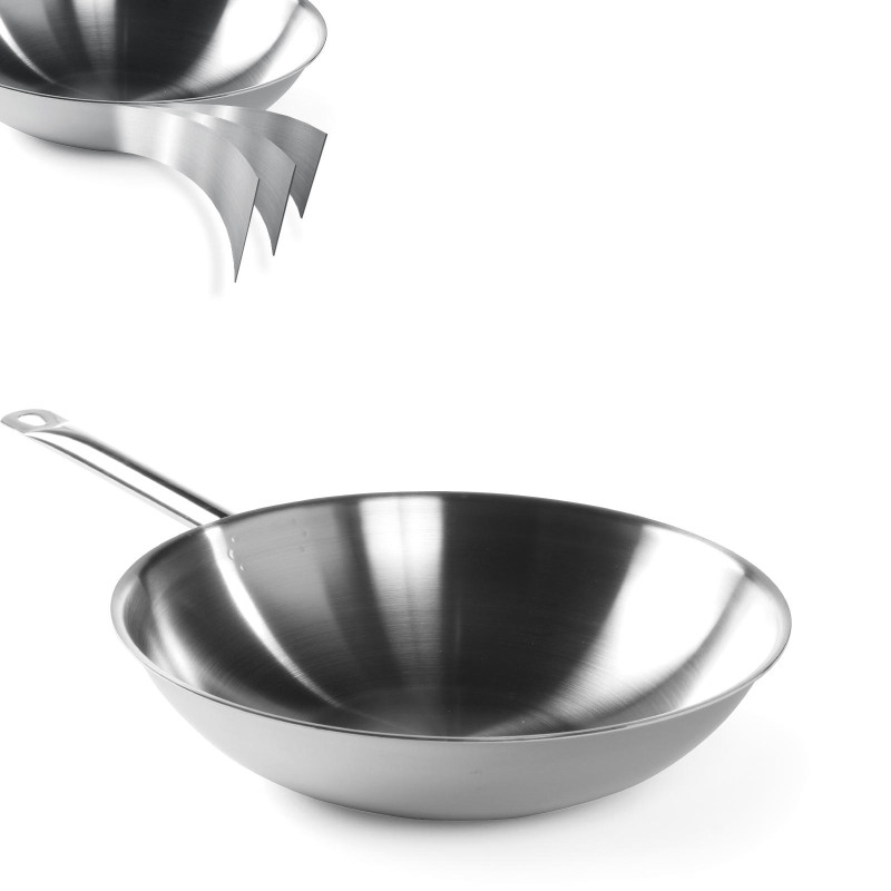 WOK 3 sluoksnių keptuvė - be dangčio - Hendi 839003 WOK 3 sluoksnių keptuvė - be dangčio - Hendi 839003