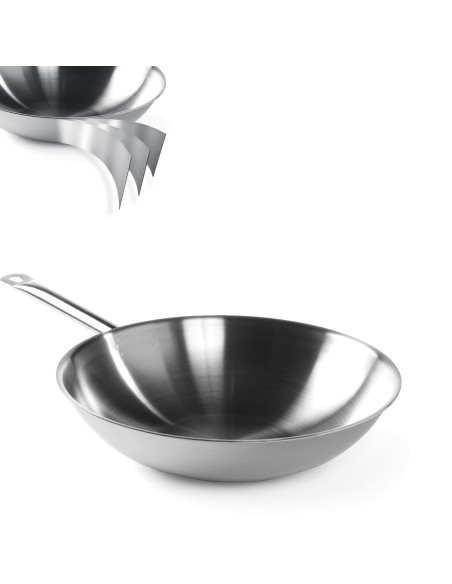 WOK 3 sluoksnių keptuvė - be dangčio - Hendi 839003 WOK 3 sluoksnių keptuvė - be dangčio - Hendi 839003