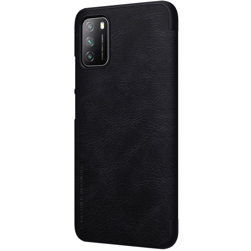 Nillkin Qin odinis dėklas Xiaomi Poco M3 juodas