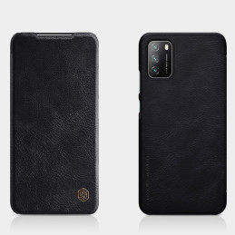 Nillkin Qin odinis dėklas Xiaomi Poco M3 juodas