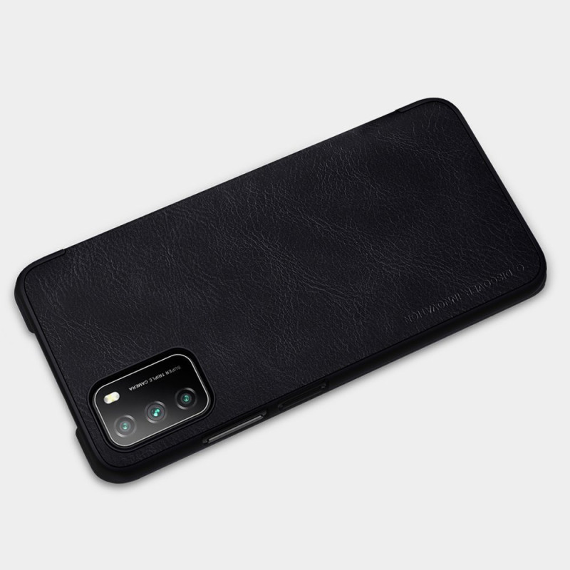 Nillkin Qin odinis dėklas Xiaomi Poco M3 juodas