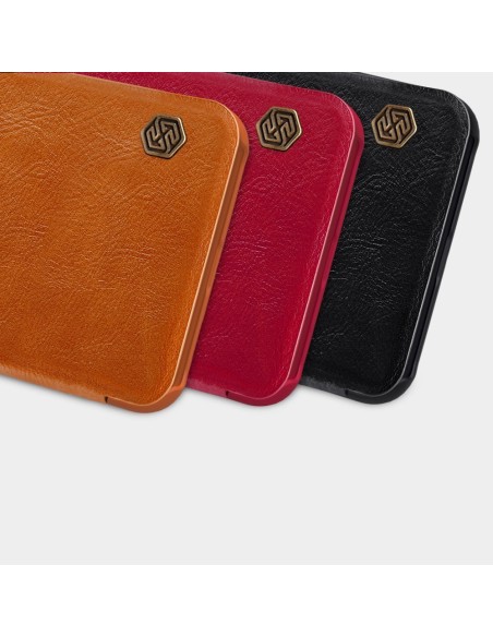 Nillkin Qin odinis dėklas Xiaomi Poco M3 juodas Nillkin Qin odinis dėklas Xiaomi Poco M3 juodas