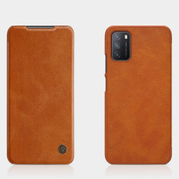 Nillkin Qin odinis dėklas Xiaomi Poco M3 juodas