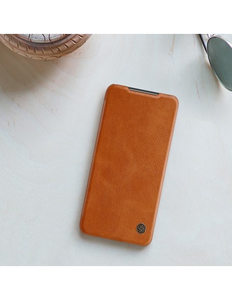 Nillkin Qin odinis dėklas Xiaomi Poco M3 juodas Nillkin Qin odinis dėklas Xiaomi Poco M3 juodas