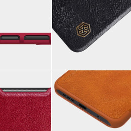 Nillkin Qin odinis dėklas Xiaomi Poco M3 juodas