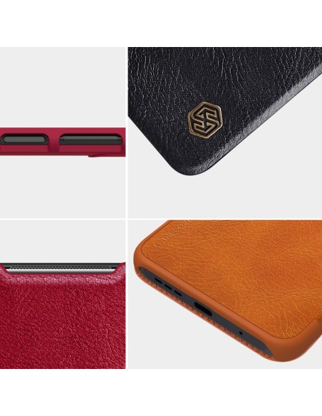 Nillkin Qin odinis dėklas Xiaomi Poco M3 juodas Nillkin Qin odinis dėklas Xiaomi Poco M3 juodas