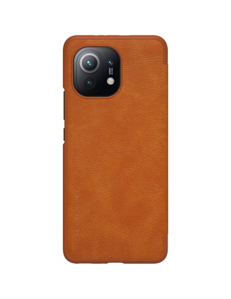 Nillkin Qin odinis dėklas skirtas Xiaomi Mi 11 rudas Nillkin Qin odinis dėklas skirtas Xiaomi Mi 11 rudas