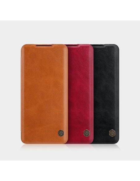Nillkin Qin odinis dėklas skirtas Xiaomi Mi 11 rudas Nillkin Qin odinis dėklas skirtas Xiaomi Mi 11 rudas