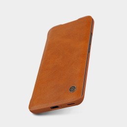 Nillkin Qin odinis dėklas skirtas Xiaomi Mi 11 rudas