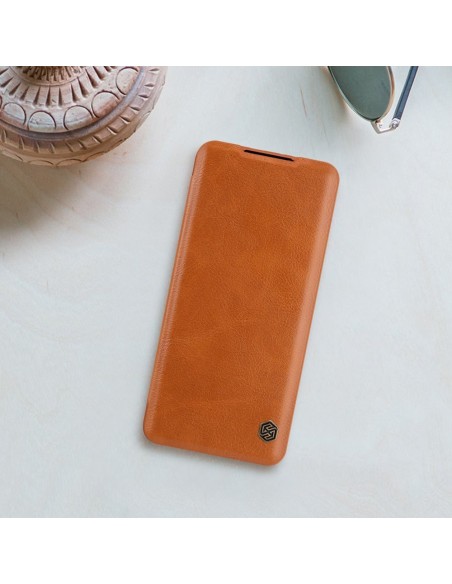 Nillkin Qin odinis dėklas skirtas Xiaomi Mi 11 rudas Nillkin Qin odinis dėklas skirtas Xiaomi Mi 11 rudas
