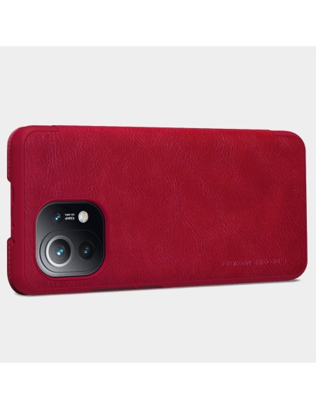 Nillkin Qin odinis dėklas skirtas Xiaomi Mi 11 rudas Nillkin Qin odinis dėklas skirtas Xiaomi Mi 11 rudas