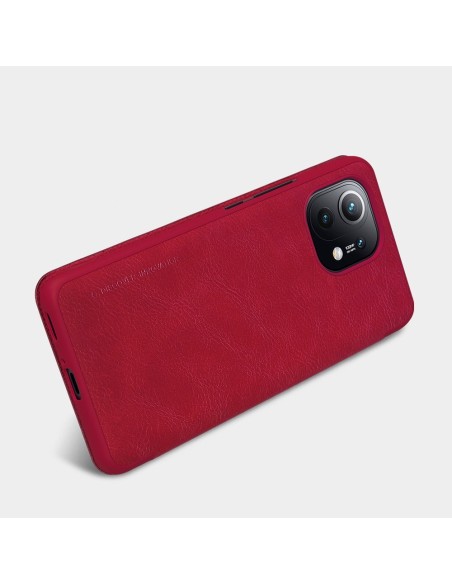 Nillkin Qin odinis dėklas skirtas Xiaomi Mi 11 rudas Nillkin Qin odinis dėklas skirtas Xiaomi Mi 11 rudas