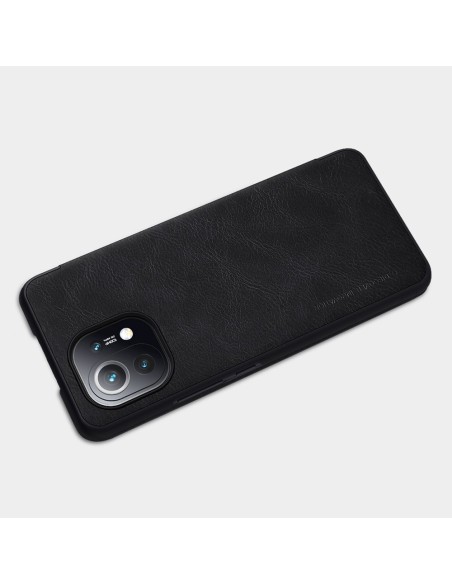 Nillkin Qin odinis dėklas skirtas Xiaomi Mi 11 rudas Nillkin Qin odinis dėklas skirtas Xiaomi Mi 11 rudas