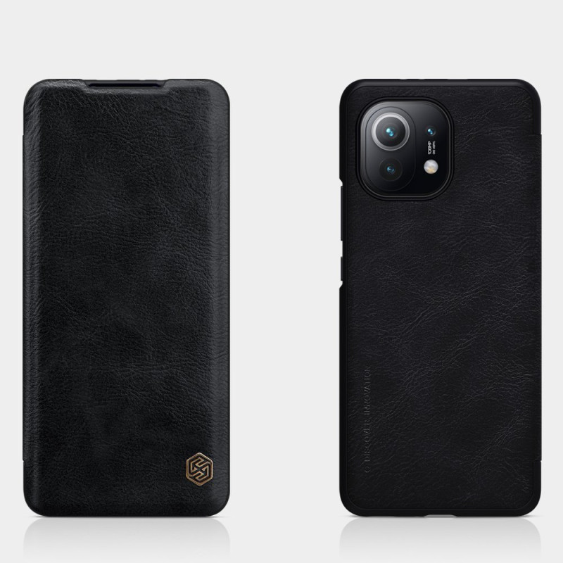 Nillkin Qin odinis dėklas skirtas Xiaomi Mi 11 rudas