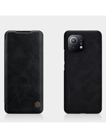 Nillkin Qin odinis dėklas skirtas Xiaomi Mi 11 rudas Nillkin Qin odinis dėklas skirtas Xiaomi Mi 11 rudas