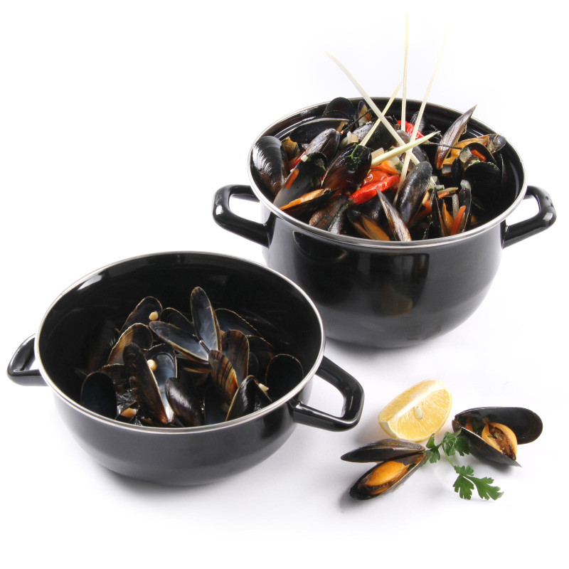 Midijų puodas su dangteliu 2,3 l - Hendi 625002