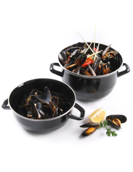 Midijų puodas su dangteliu 2,3 l - Hendi 625002 Midijų puodas su dangteliu 2,3 l - Hendi 625002