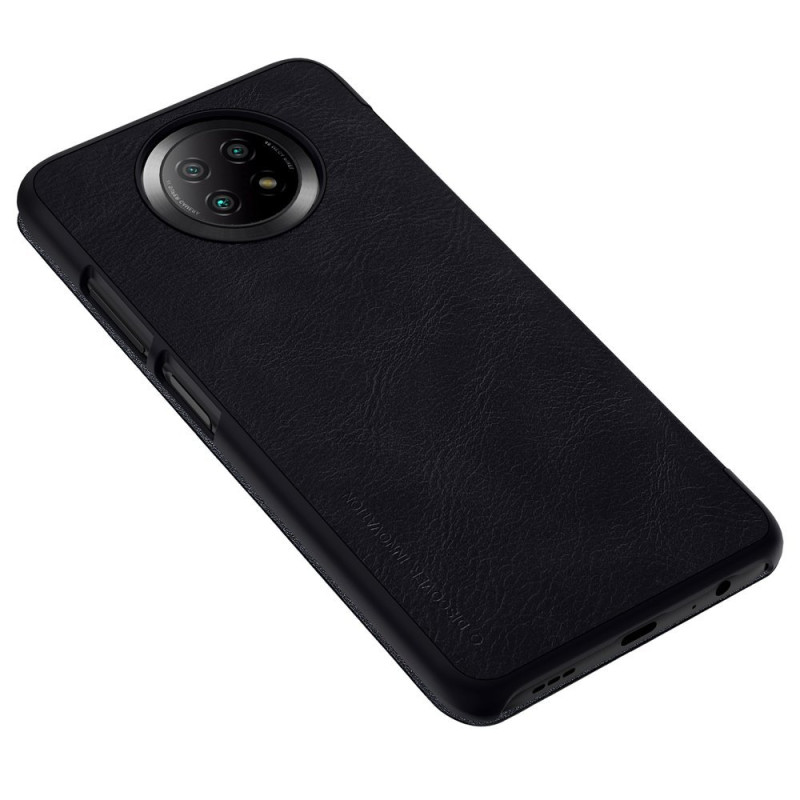 Nillkin Qin odinis dėklas skirtas Xiaomi Redmi Note 9T 5G juodas