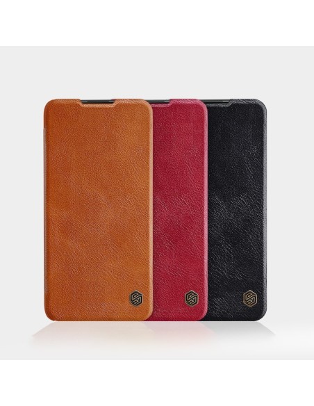 Nillkin Qin odinis dėklas skirtas Xiaomi Redmi Note 9T 5G juodas Nillkin Qin odinis dėklas skirtas Xiaomi Redmi Note 9T 5G juodas
