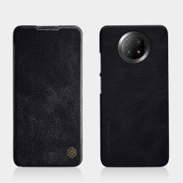 Nillkin Qin odinis dėklas skirtas Xiaomi Redmi Note 9T 5G juodas