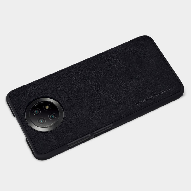Nillkin Qin odinis dėklas skirtas Xiaomi Redmi Note 9T 5G juodas