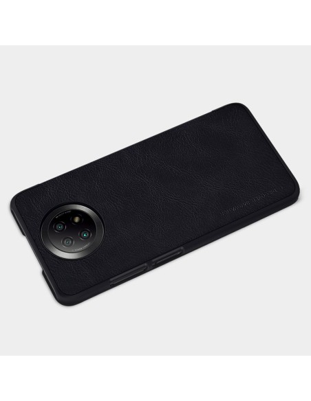 Nillkin Qin odinis dėklas skirtas Xiaomi Redmi Note 9T 5G juodas Nillkin Qin odinis dėklas skirtas Xiaomi Redmi Note 9T 5G juodas