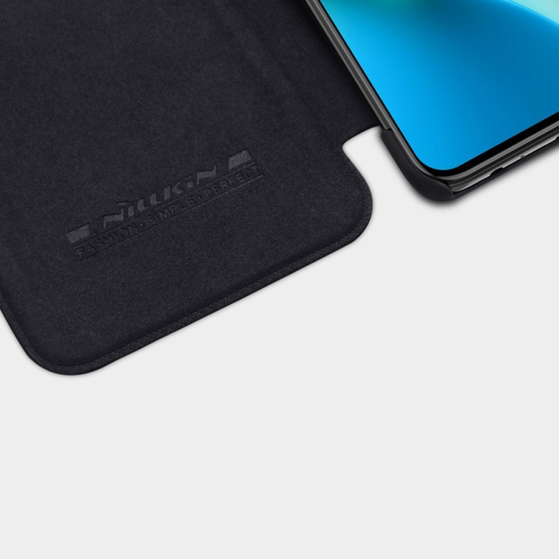 Nillkin Qin odinis dėklas skirtas Xiaomi Redmi Note 9T 5G juodas