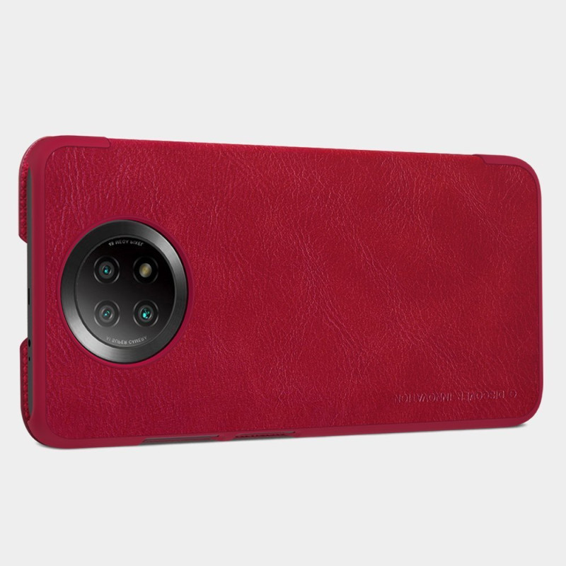 Nillkin Qin odinis dėklas skirtas Xiaomi Redmi Note 9T 5G juodas