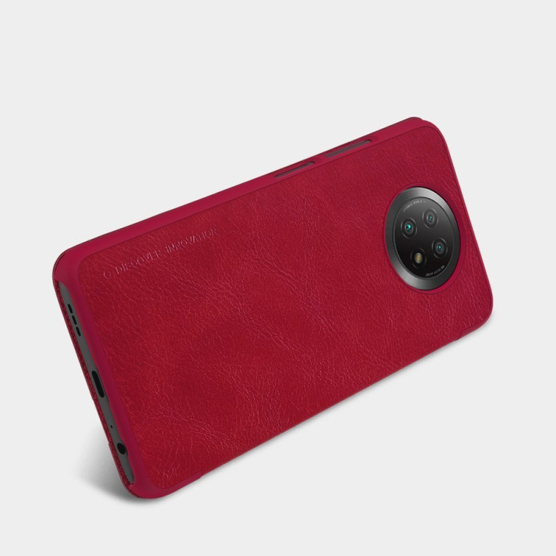 Nillkin Qin odinis dėklas skirtas Xiaomi Redmi Note 9T 5G juodas