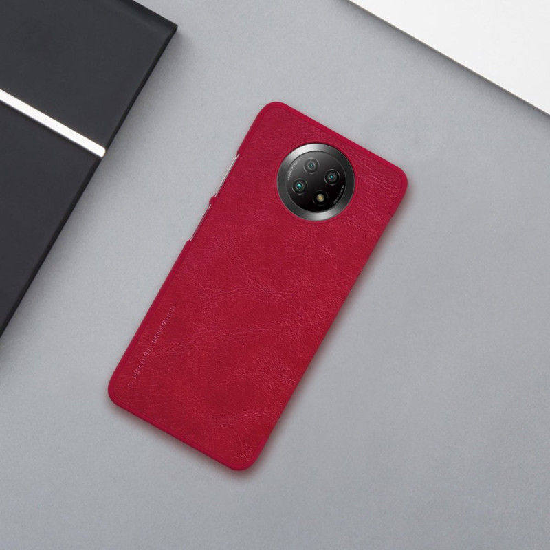 Nillkin Qin odinis dėklas skirtas Xiaomi Redmi Note 9T 5G juodas