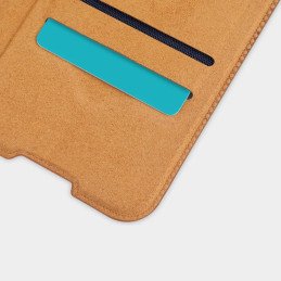 Nillkin Qin odinis dėklas skirtas Xiaomi Redmi Note 9T 5G juodas