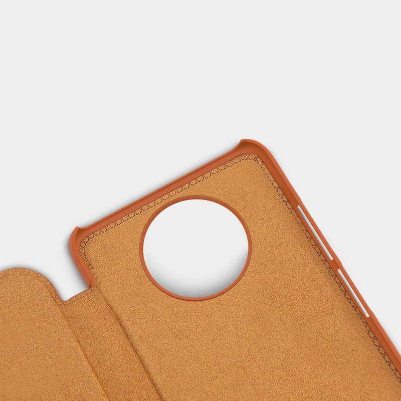 Nillkin Qin odinis dėklas skirtas Xiaomi Redmi Note 9T 5G juodas