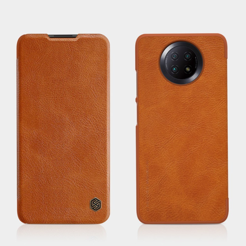 Nillkin Qin odinis dėklas skirtas Xiaomi Redmi Note 9T 5G juodas
