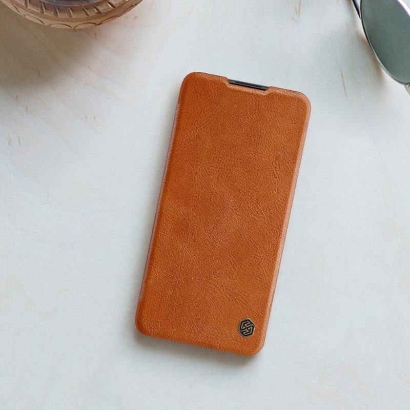 Nillkin Qin odinis dėklas skirtas Xiaomi Redmi Note 9T 5G juodas