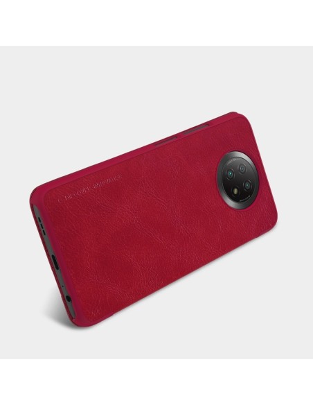 Nillkin Qin odinis dėklas, skirtas Xiaomi Redmi Note 9T 5G rudas