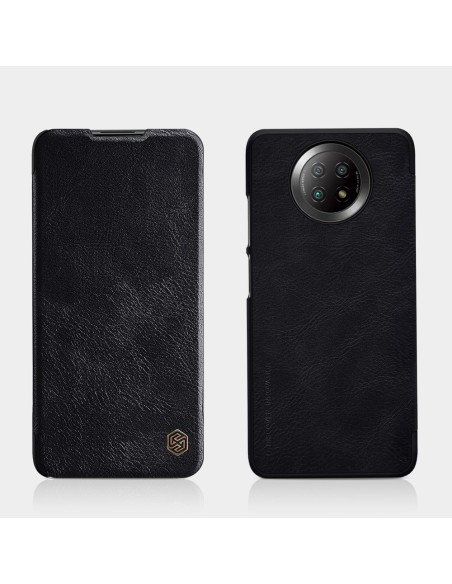 Nillkin Qin odinis dėklas, skirtas Xiaomi Redmi Note 9T 5G rudas